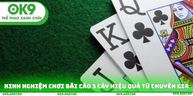 Kinh nghiệm chơi bài cào 3 cây hiệu quả từ các chuyên gia